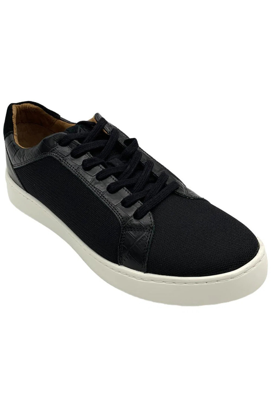 Donald Pliner Men's Archie Sneaker Nylon Black - Medium
